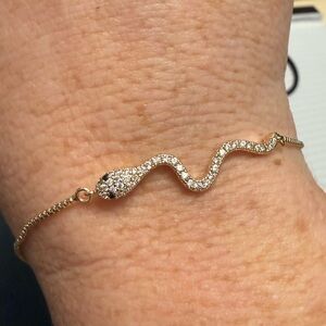 Beautiful Gold Snake Bracelet